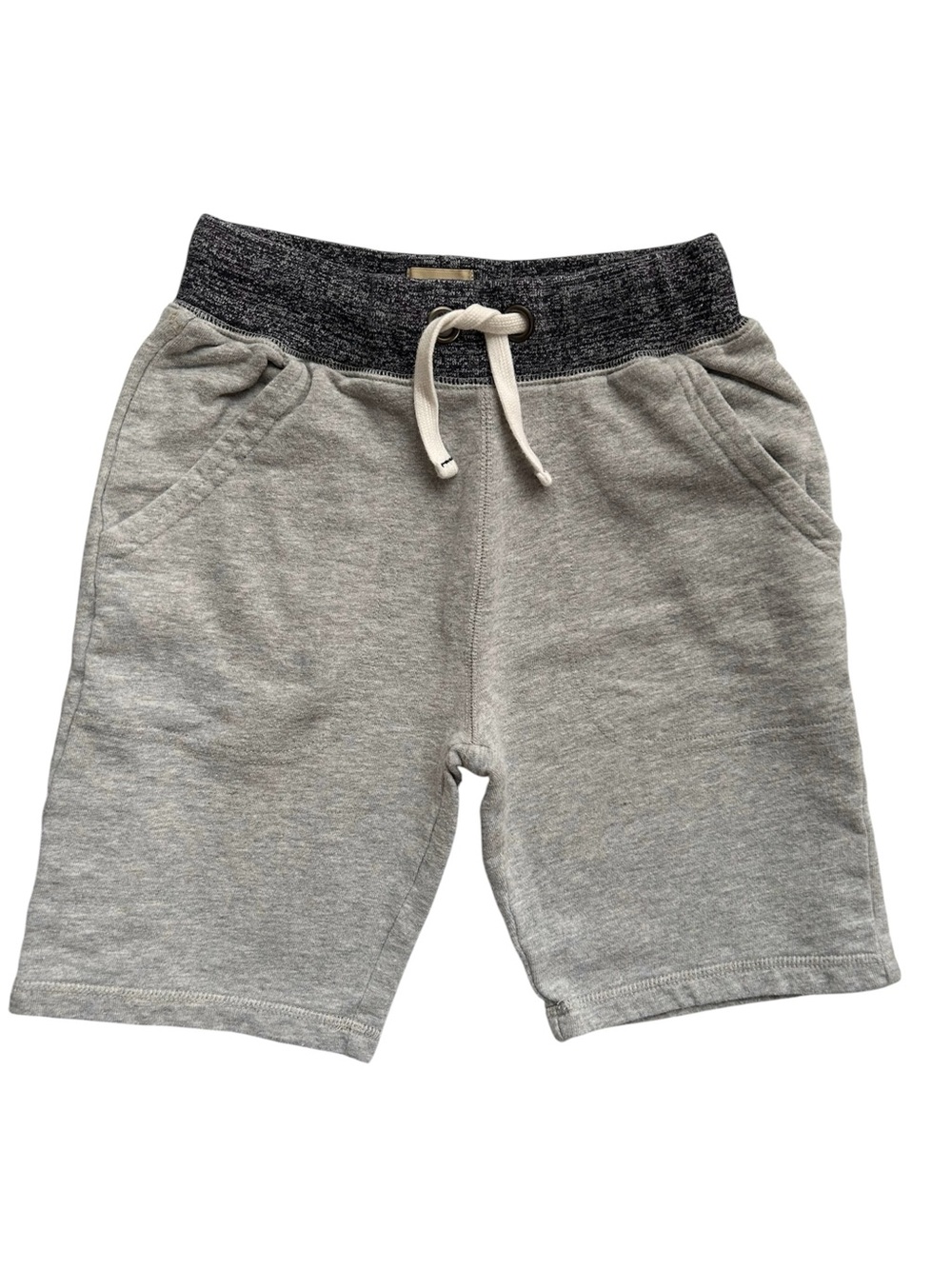 Boys Boden Gray SweatShorts Wide Elastic Waistband Pockets Size 9 YR